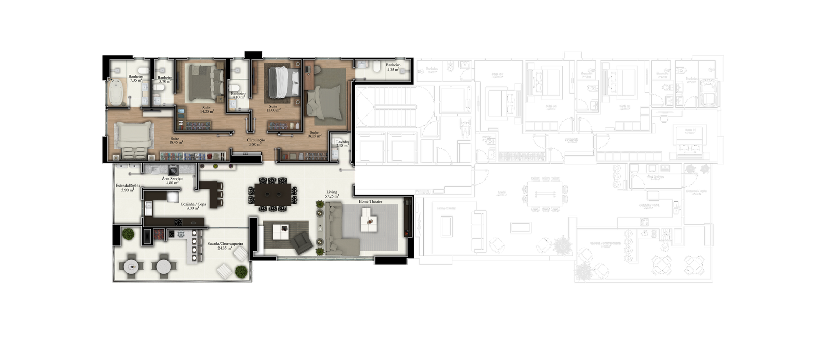 Humanizada Tipo Explodido 